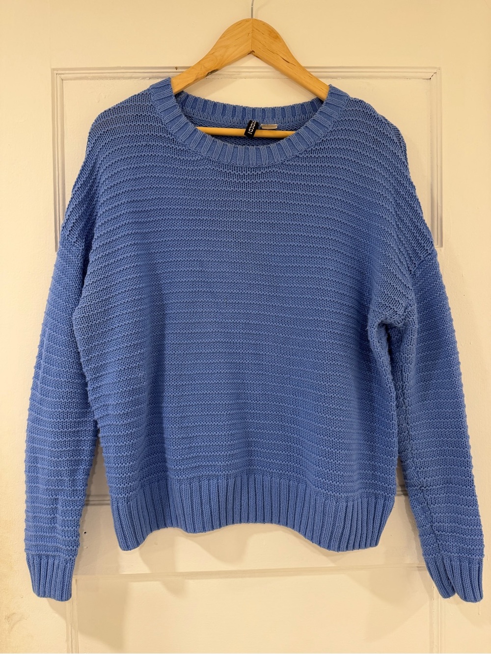 H&M-Blue Crewneck Sweater